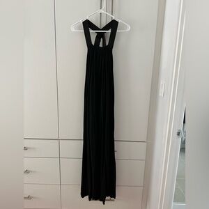 Theory Elegant Black Maxi Dress